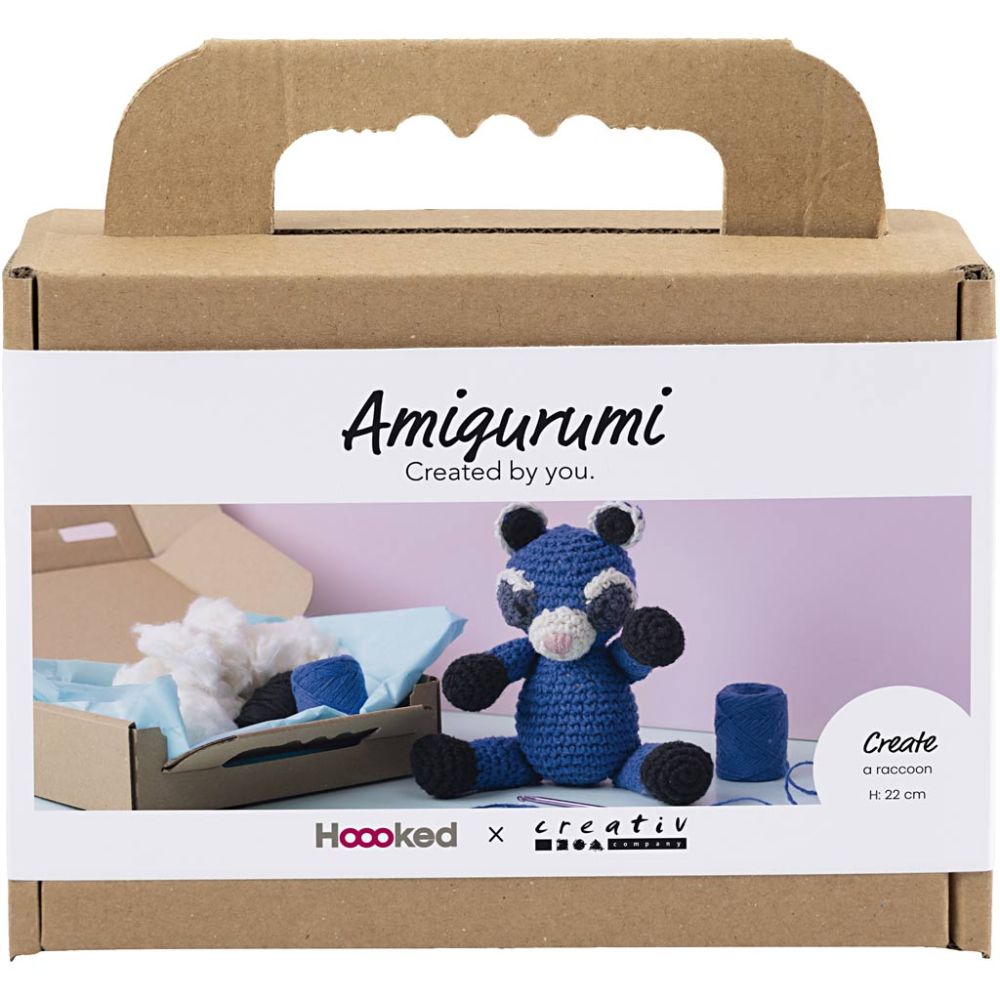 DIY Kit Amigurumi Tvättbjörn