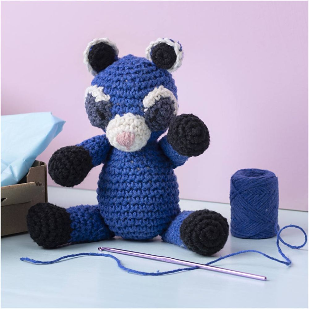 DIY Kit Amigurumi Tvättbjörn