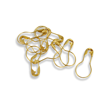 Öppningsbara stickmarkörer - Mässing (10 st)